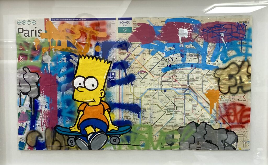 Plan de métro Bart simpson