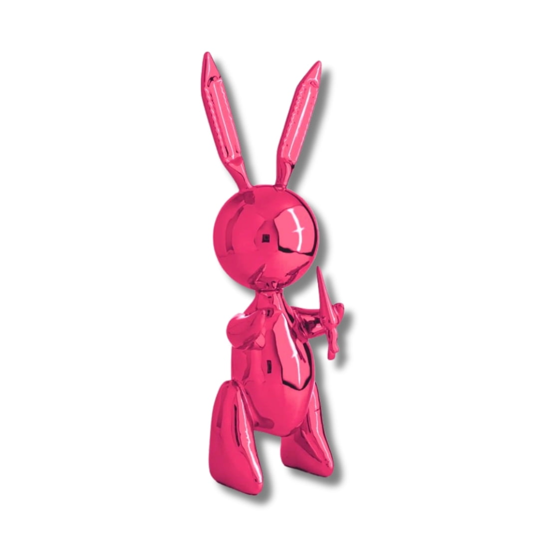 Balloon Rabbit Rose L d'Édition Studio