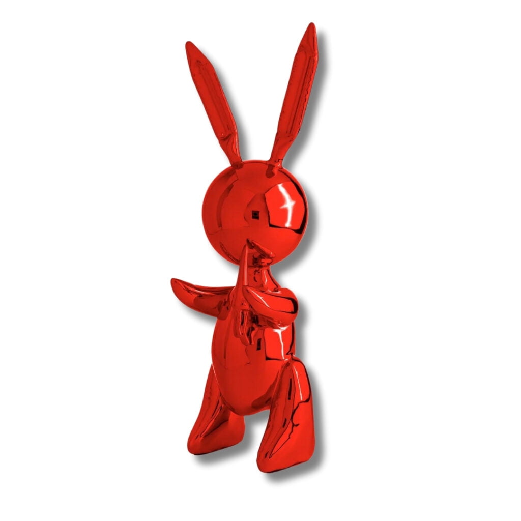 Balloon Rabbit Rouge XL d'Édition Studio