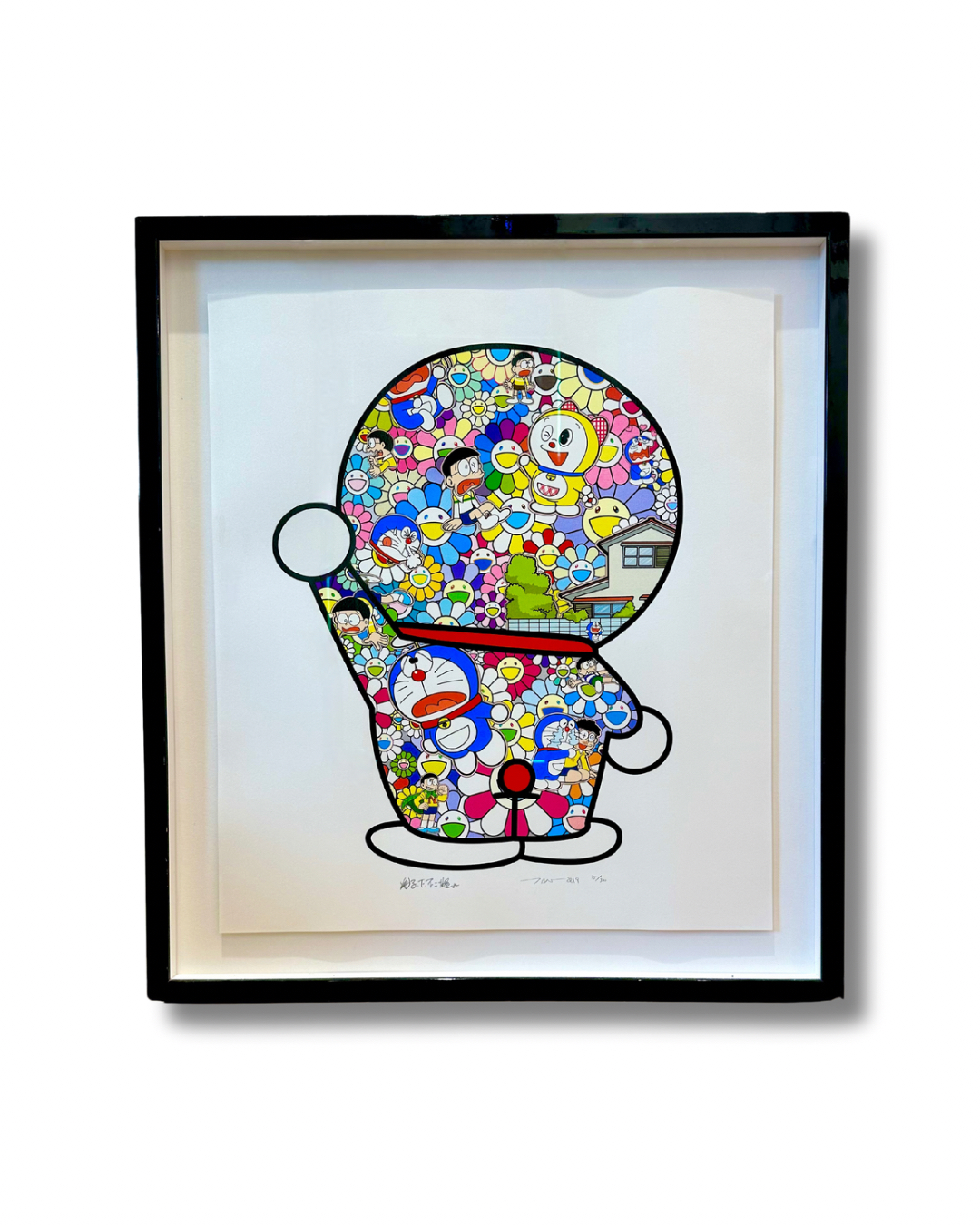 Doraemon in the Field of Flowers - Takashi Murakami